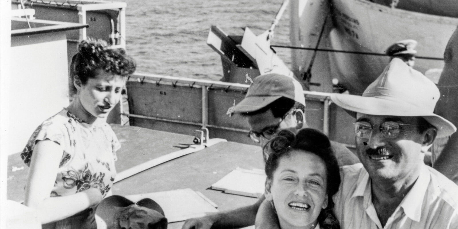 הההפלגה הראשונה של הורי לארהב בתום מלחמת העולם השנייה