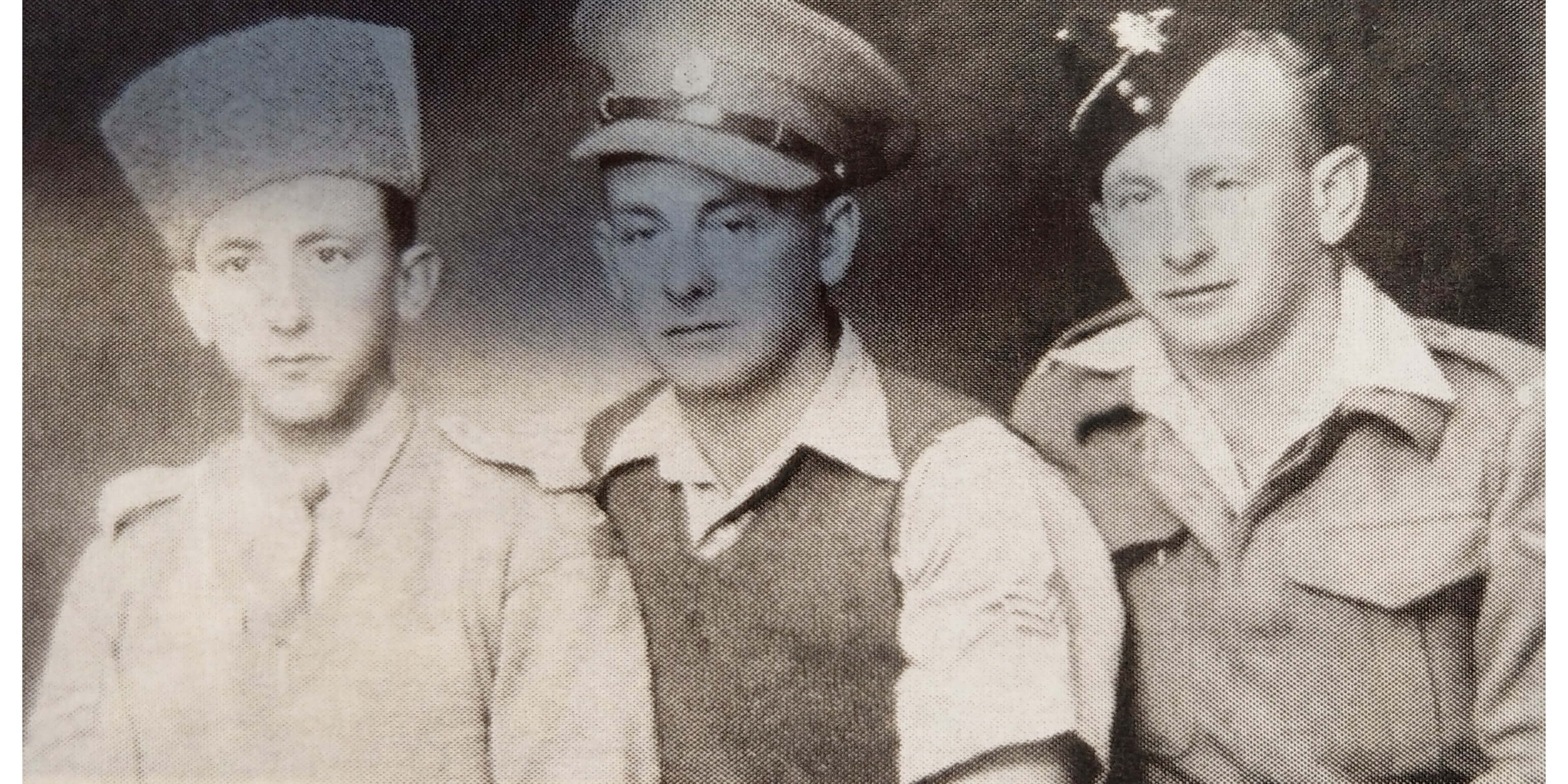 שלושת האחים במדים של הצבא הבריטי מלחמת העולם השנייה