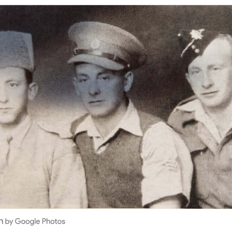 שלושת האחים במדים של הצבא הבריטי מלחמת העולם השנייה