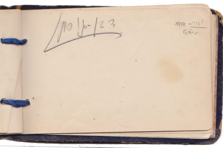 החתימה המקורית של דוד בן גוריון בספר הזכרונות של אחותי שלומית ג'קסון, 1949