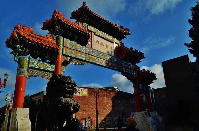 אילוסטרציה: שער לרובע הסיני, בעיר פורטלנד