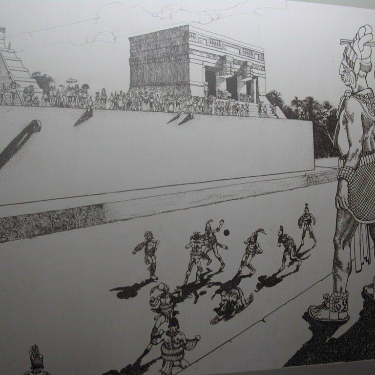 משחק הכדורגל של המאיה בו הוקרבו המנצחים לאלים