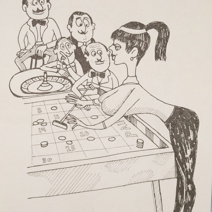 בקזינו היית ? (איור) - מתוך הספר "סיפורים קטנים על טיולים גדולים - מיומנו של מדריך"