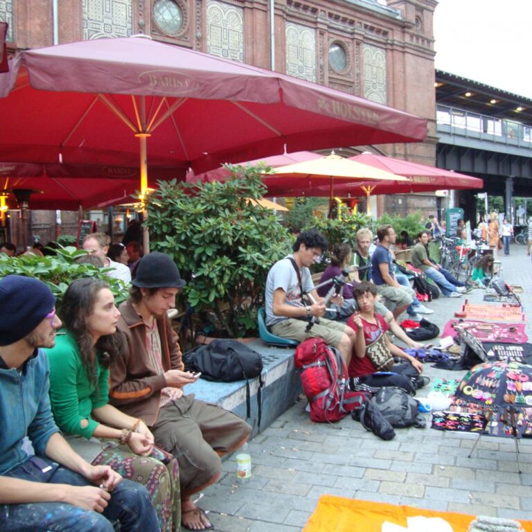 הדור הצעיר של תרמילאים גרמנים