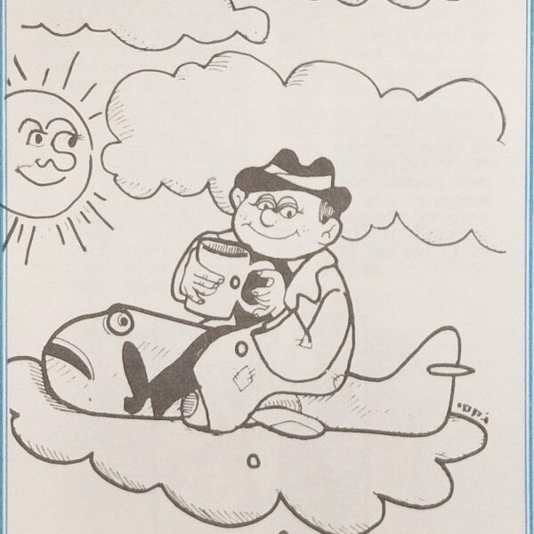 נוסע חסכני טיסת לואוקוסט (איור) - מתוך הספר "סיפורים קטנים על טיולים גדולים - מיומנו של מדריך"