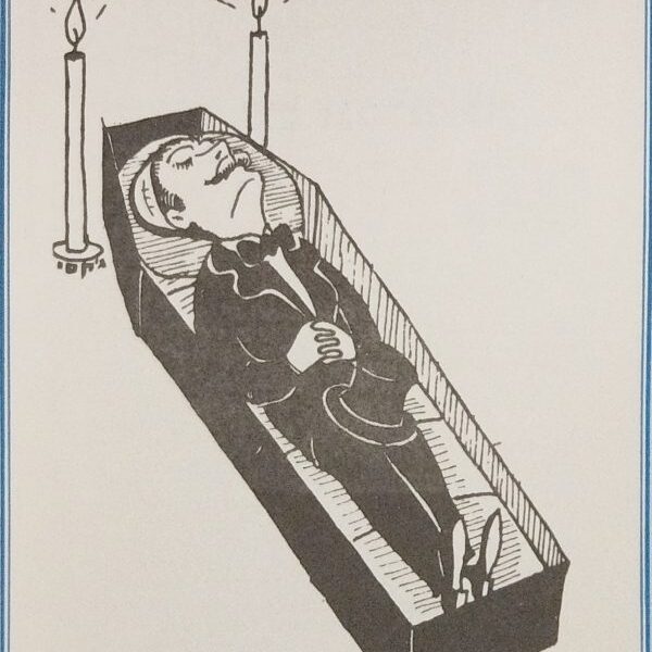 ארון קבורה (איור) - מתוך הספר "סיפורים קטנים על טיולים גדולים - מיומנו של מדריך"