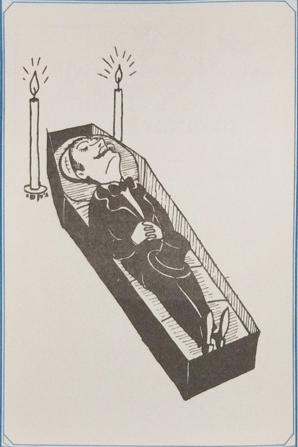 ארון קבורה (איור) - מתוך הספר "סיפורים קטנים על טיולים גדולים - מיומנו של מדריך"