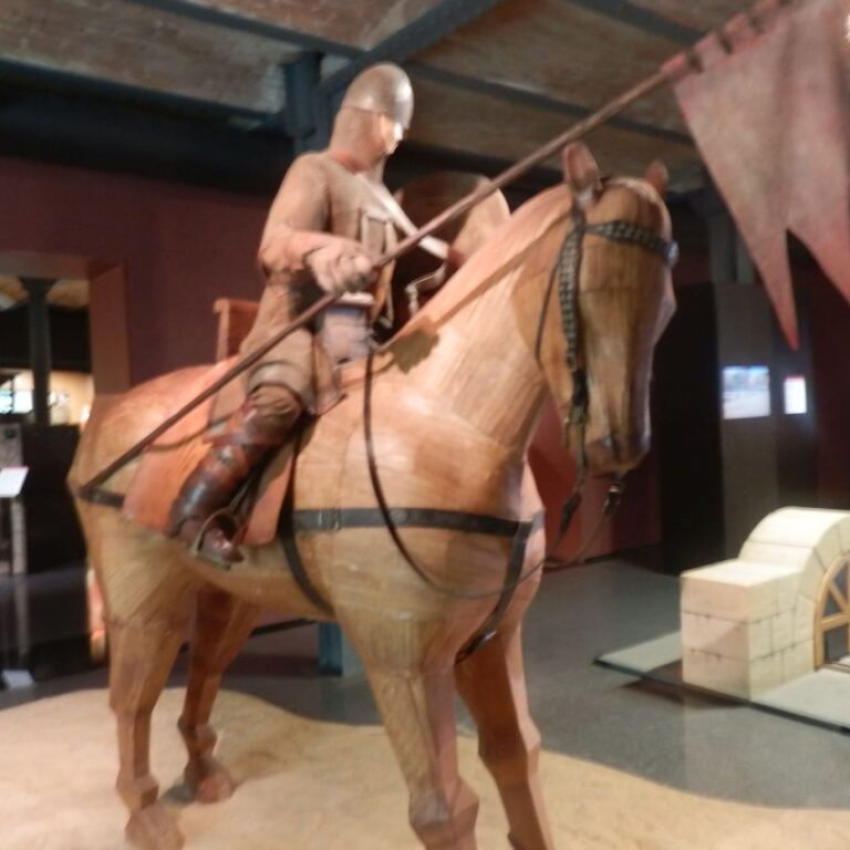 אביר ממסעי הצלב במוזיאון ברצלונה