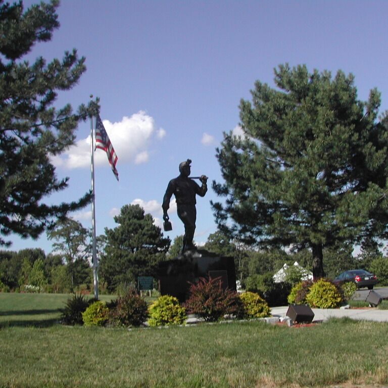 אנדרטה לכורה פחם בסקרנטון, ניו ג'רסי