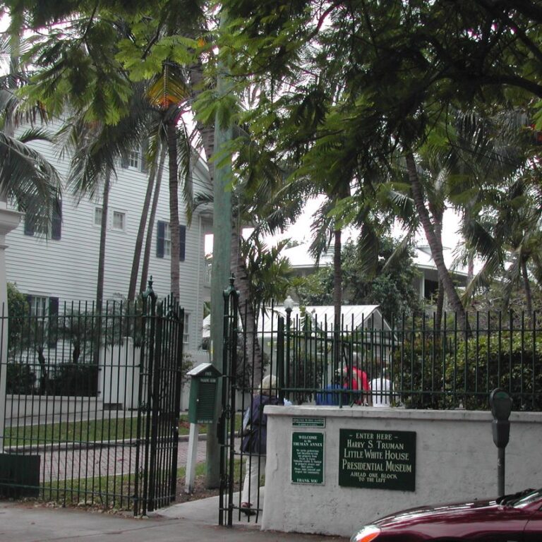 בית החורף של הנשיא טרומן, כאשר שיחק פוקר, העולם יכל להעצר