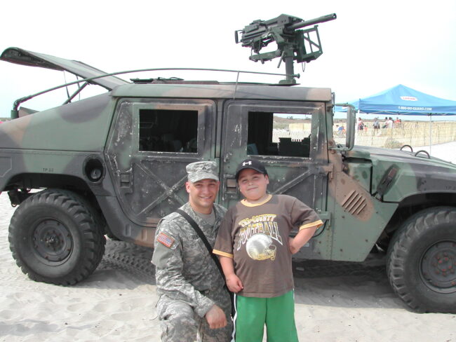 בן התגייס לצבא האמריקני ב-4 ליולי 2004