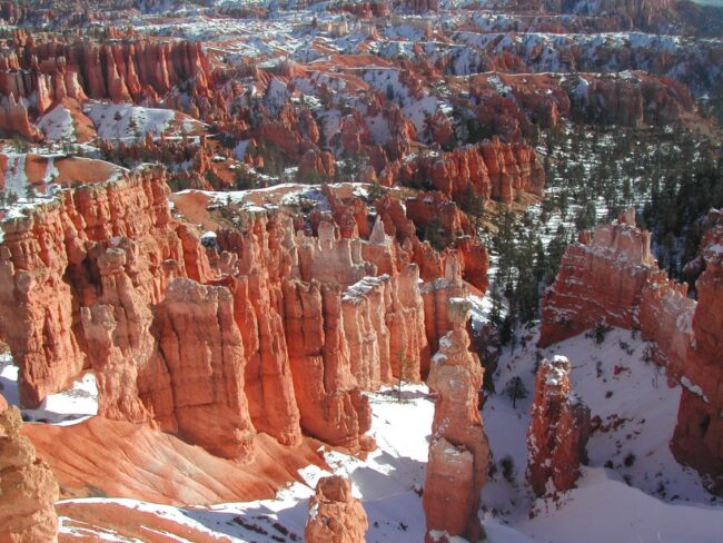 ברייס קניון המדהים בחורף