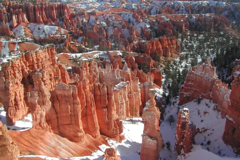 ברייס קניון המדהים בחורף