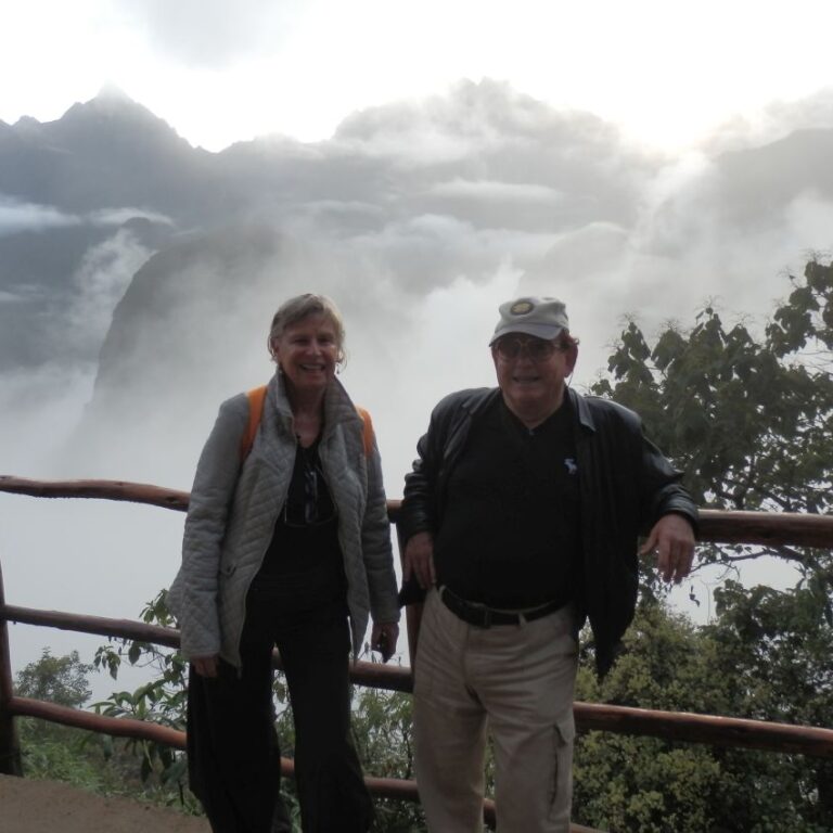 בתוך העננים בגדה הדרומית של הגרנד קניון