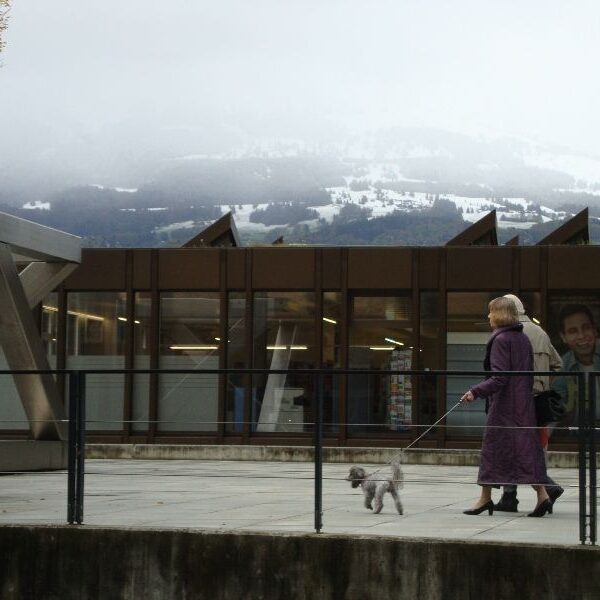 גבירות בליכטנשטיין בטיול לפנות ערב