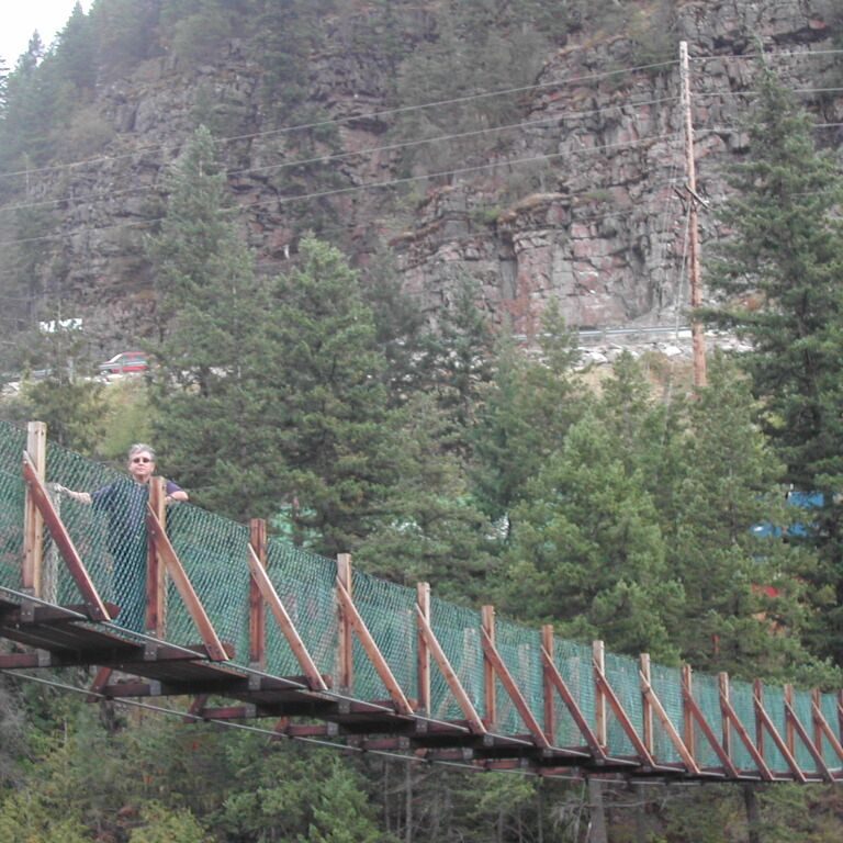 גשר תלוי בנהר ספוקן