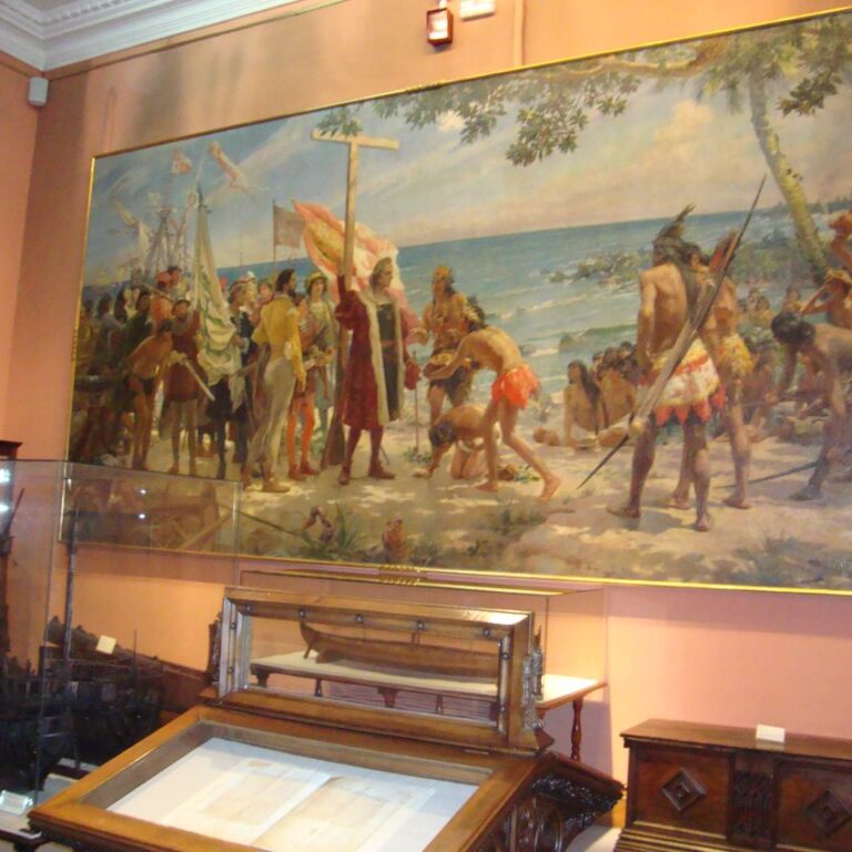 הגעתו של קולומבוס לאמריקה, מוזיאון במדריד, ספרד