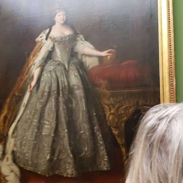 המלכה קתרינה במוזיאון במוסקבה