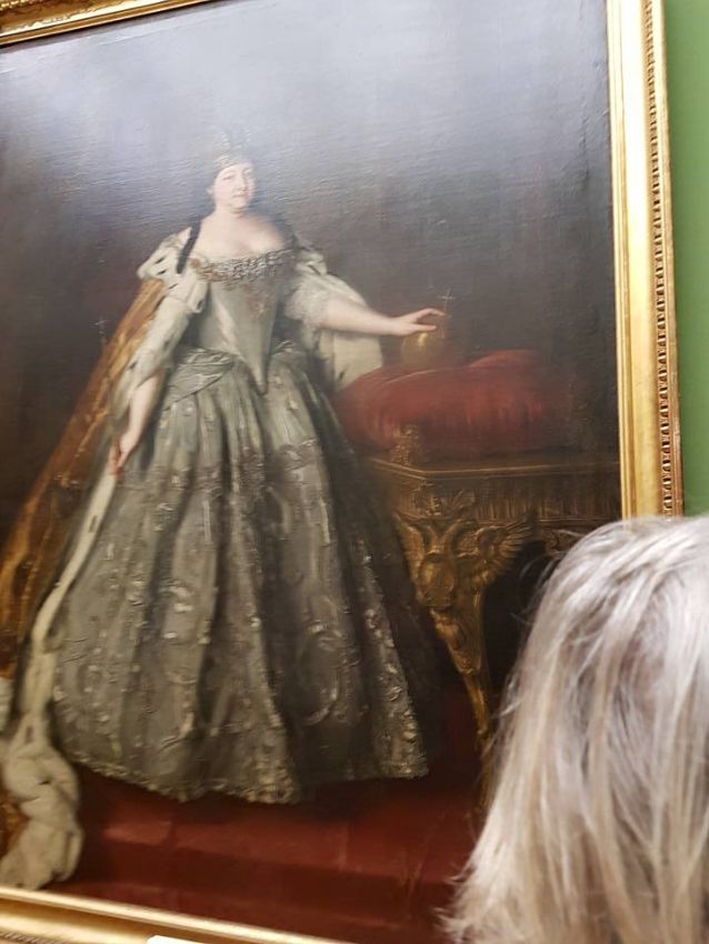 המלכה קתרינה במוזיאון במוסקבה