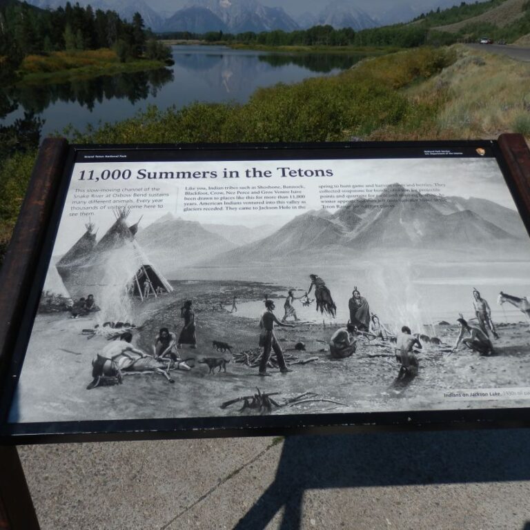 השבט האינדיאני שהתגורר בהרי הגרנד-טיטן בדרך לשמורת ילוסטון