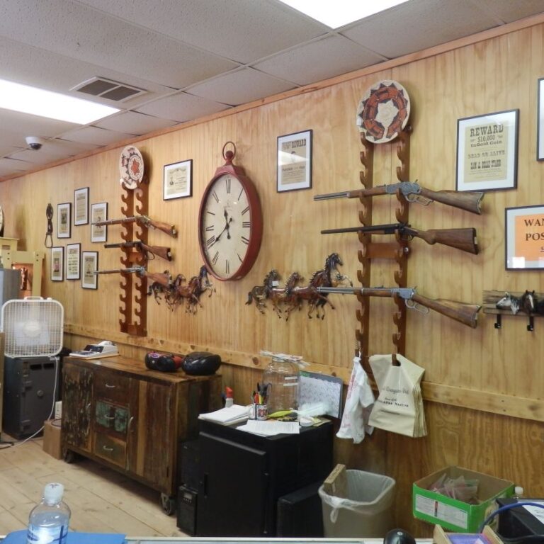 חנות נשק אופיינית במערב