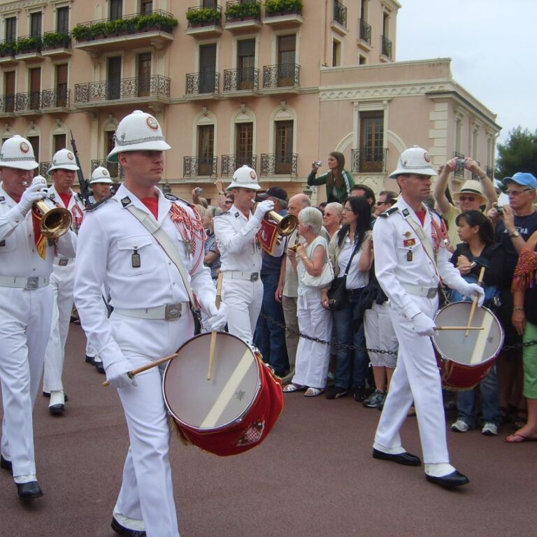 טקס חילופי המשמר בנסיכות מונקו