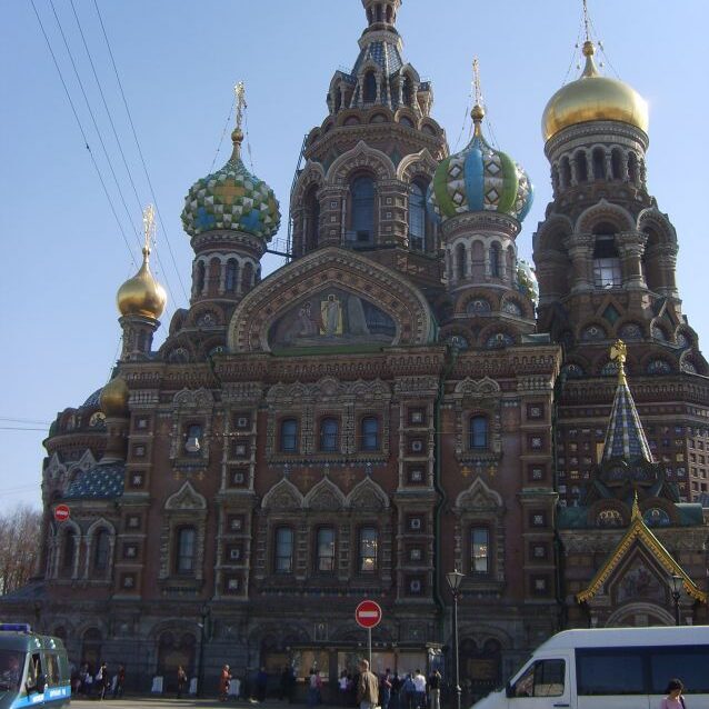כנסית ה"גואל שעל הדם" כנסית הבצלים הצבעונית בסנט פטרסבורג