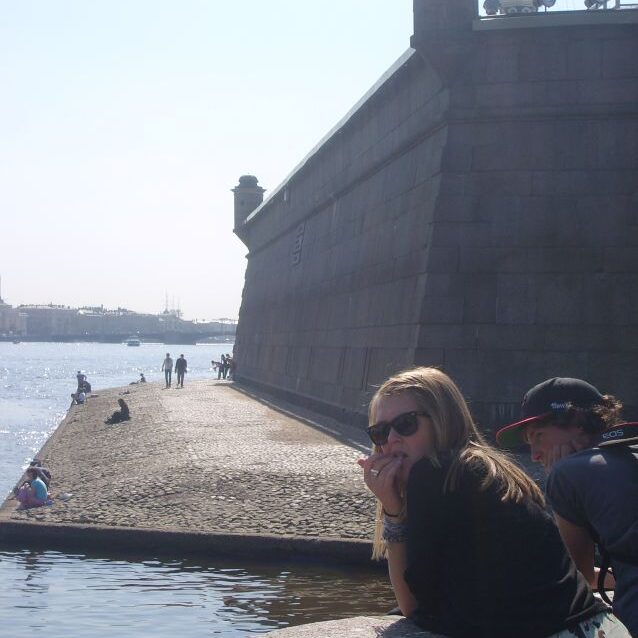 מבט מהמצודה על העיר סנט פטרסבורג עצמה