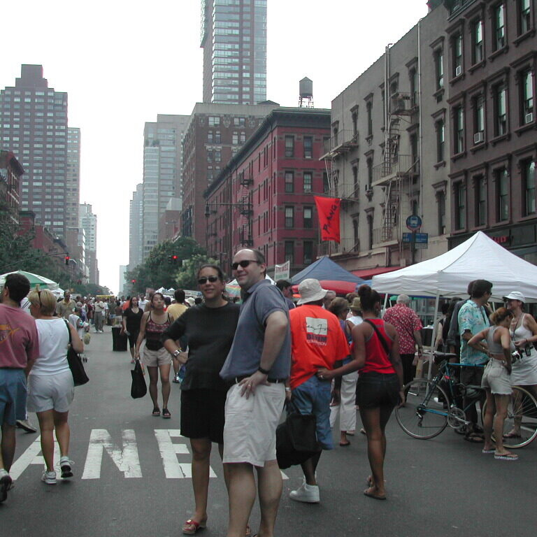 מידרחוב קייצי בניו יורק