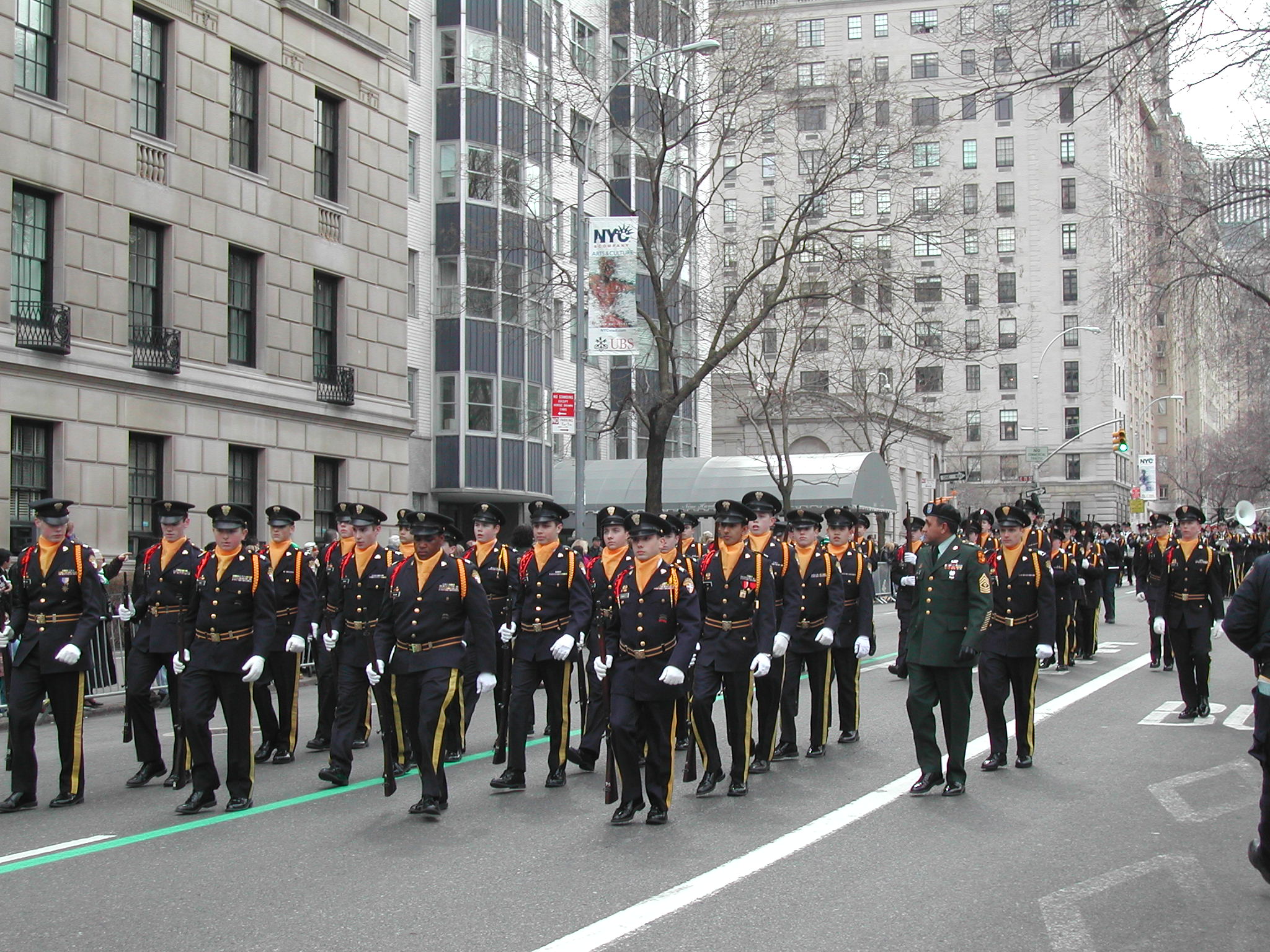 שוטרי ניו יורק במצעד סט. פטריק הקדוש האירי