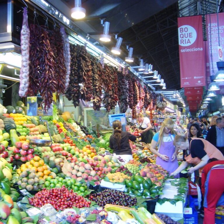 שוק מקורה בברצלונה