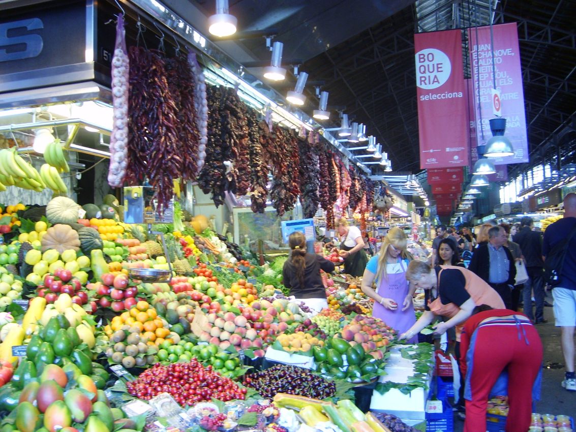 שוק מקורה בברצלונה