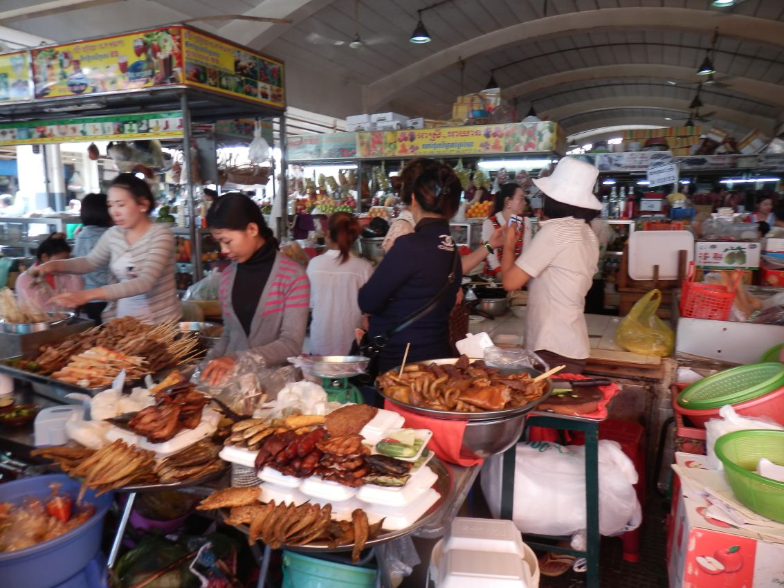 שוק קמבודי בפנום פן