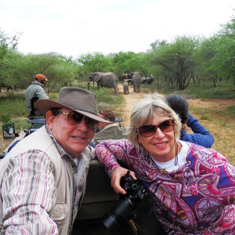 אנו ועדר הפילים לפני שהם התרגזו