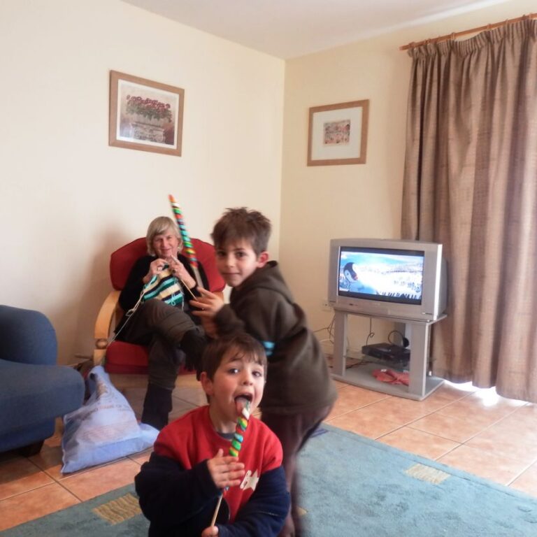 ביקור אצל הנכדים באירלנד