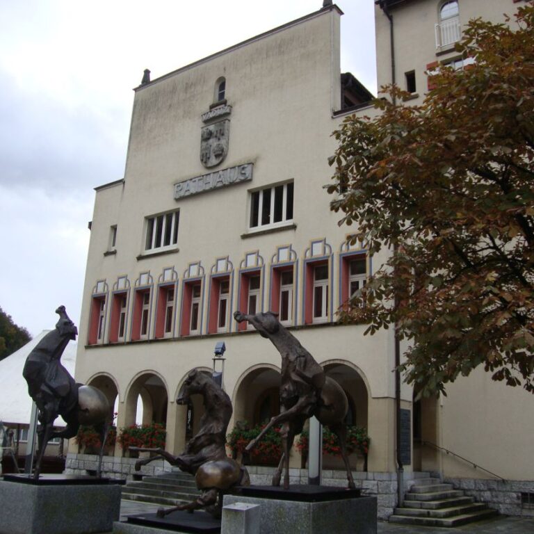 בנין העירייה בעיירה שוויצרית-