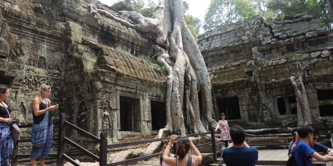 הגונגל כבש את עיר המקדשים באנגקור וואט בקמבודיה