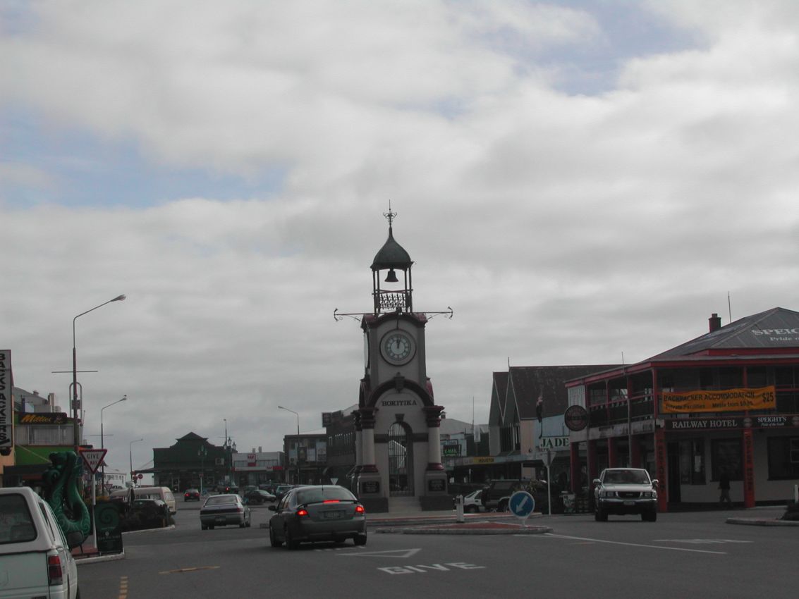 העיר כרייסצ'רץ לפני שנהרסה ברעידת אדמה, ניו זילנד