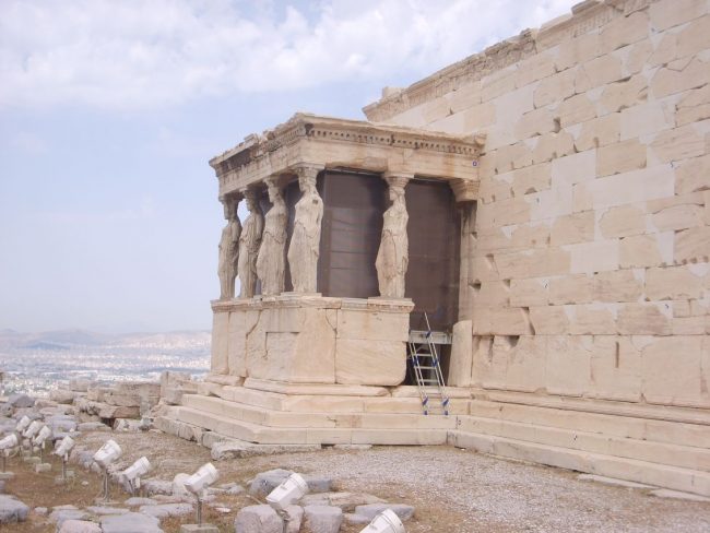 זוית אחרת של הפרתנון