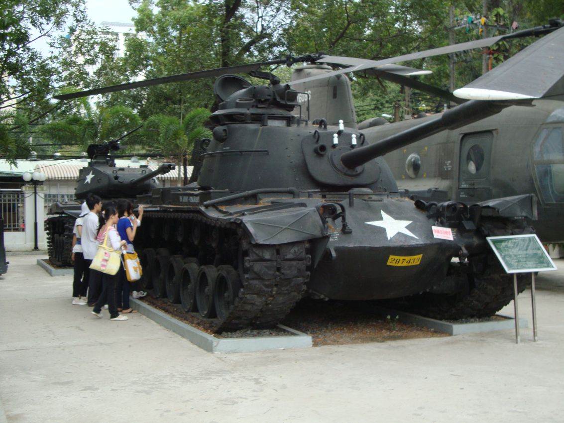 טנק שלל אמריקני במוזיאון הצבאי בהאנוי