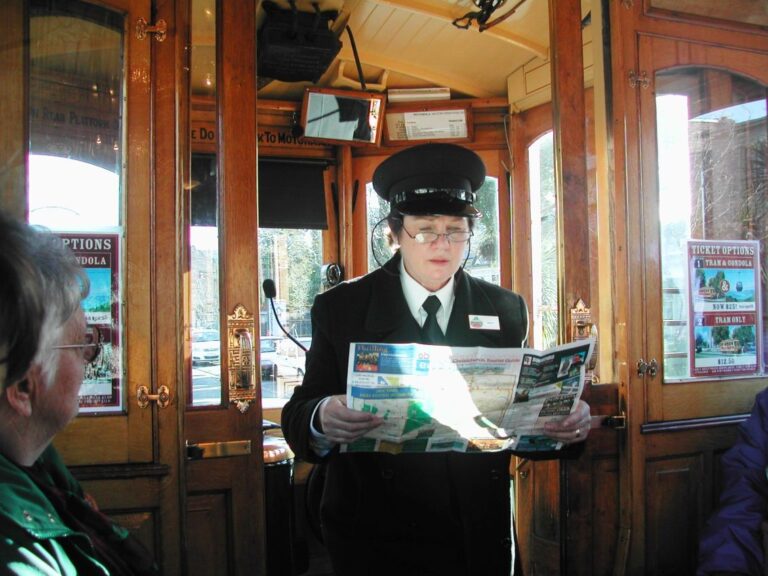 כרטיסנית בכרייסצ'רץ ניו זילנד