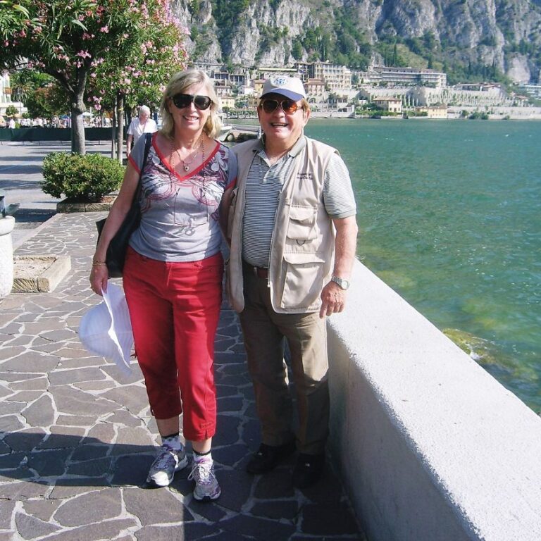 ליד אגם גארדה בצפון איטליה