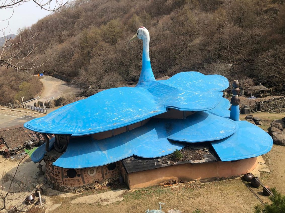 מקדשי העגור הכחול, כת קוריאנית המתגוררת בהרי קוריאה