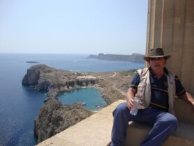 נופים באי יווני