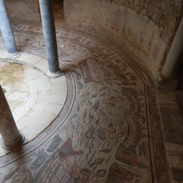 עבודות פסיפס מדהימות בפיאצה ארמרינה בסיציליה