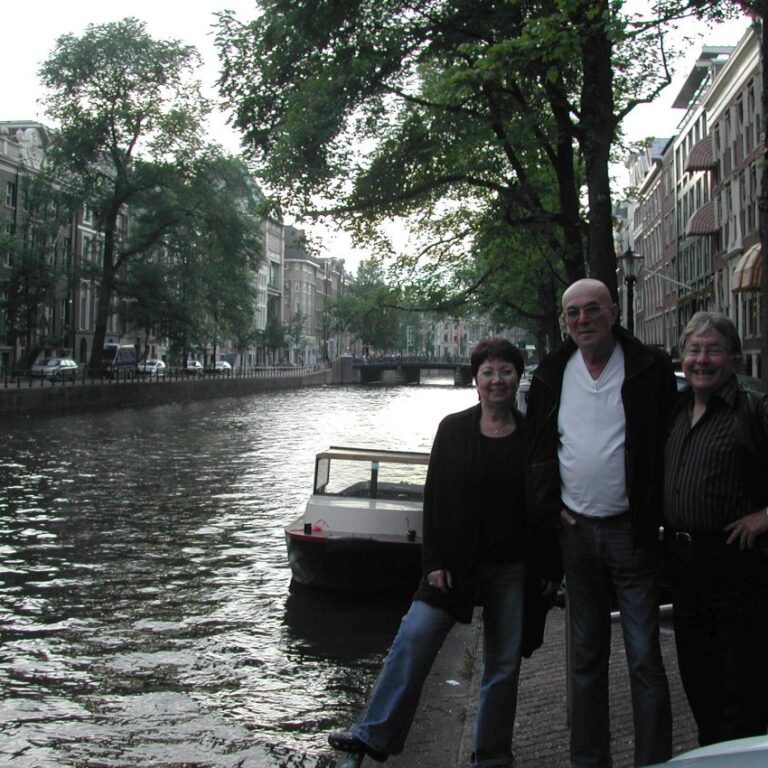 עם דוד וזהבה אורון באמסטרדם