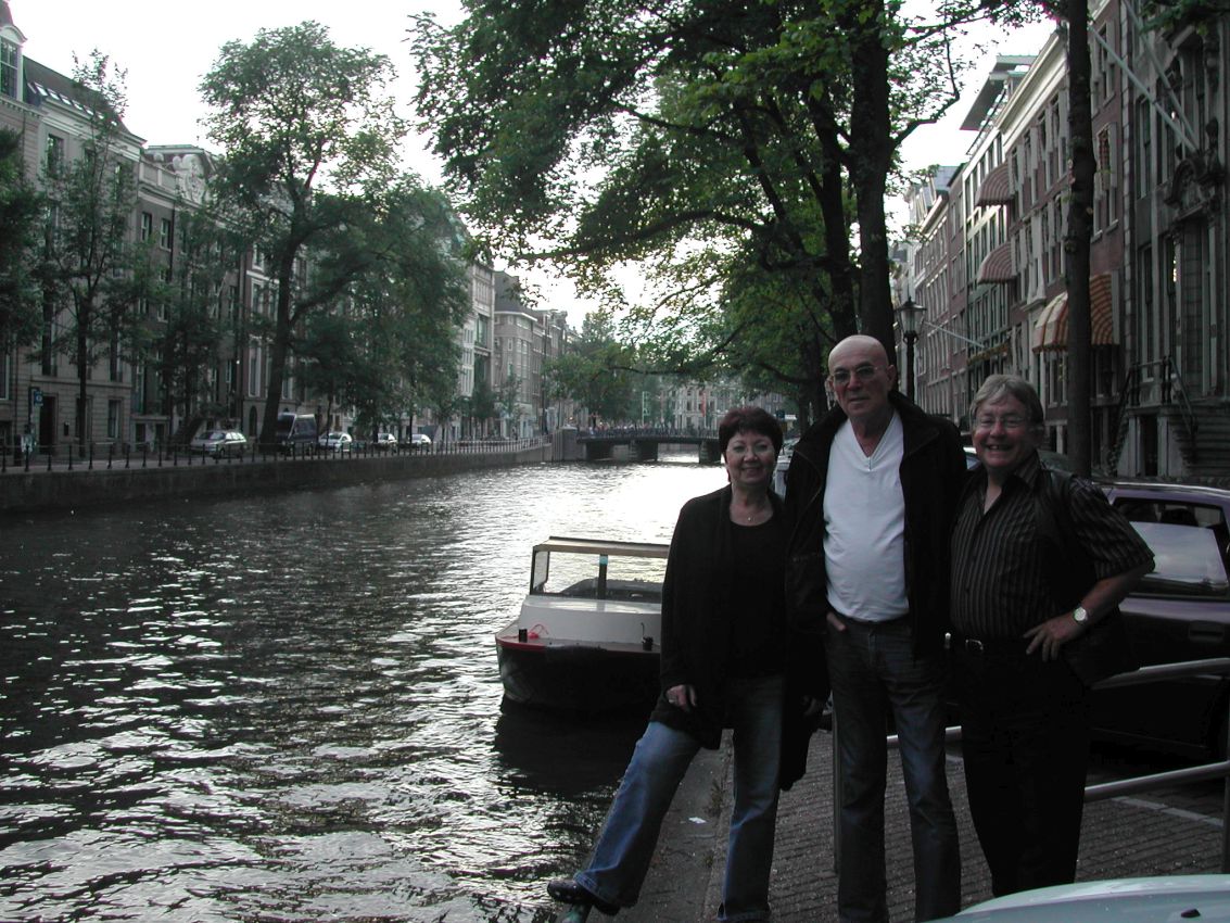 עם דוד וזהבה אורון באמסטרדם