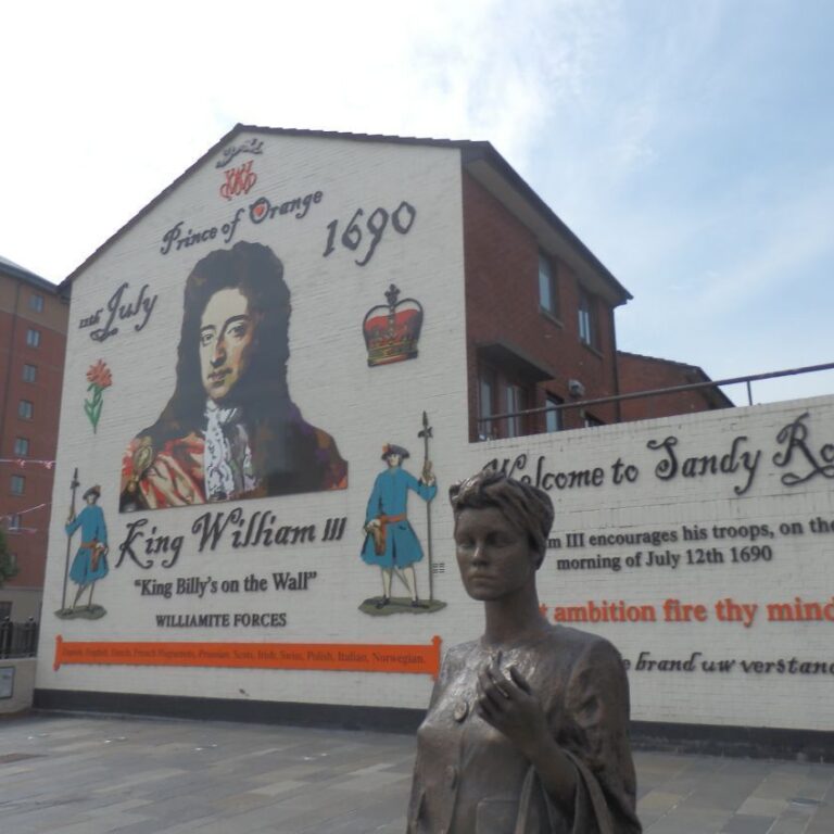 קיר המוקדש למלך ויליאם השלישי