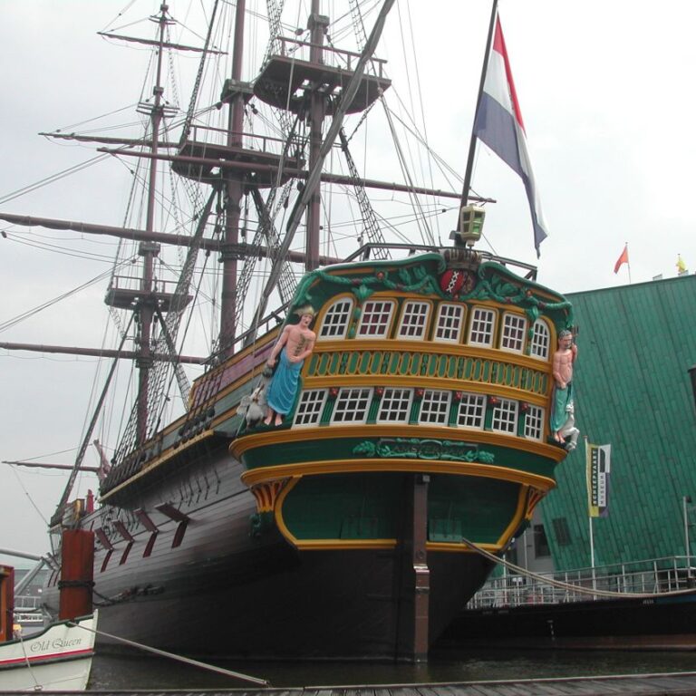רפליקה של ספינת סוחר הולנדית מהמאה ה-17