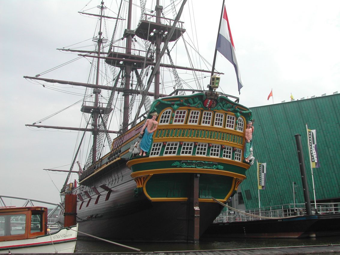 רפליקה של ספינת סוחר הולנדית מהמאה ה-17